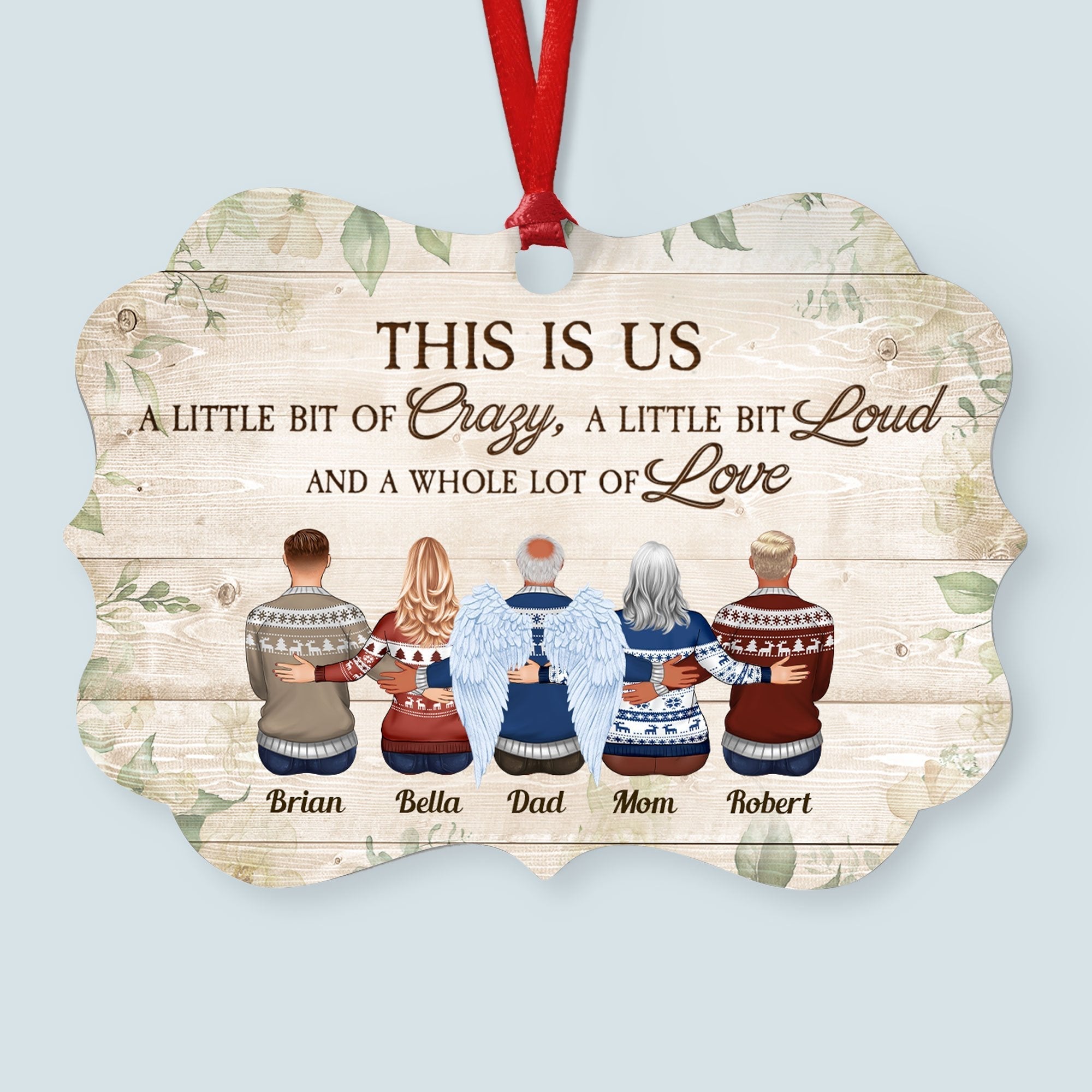 Those We Love Don't Go Away - Personalized Memorial Ornament
