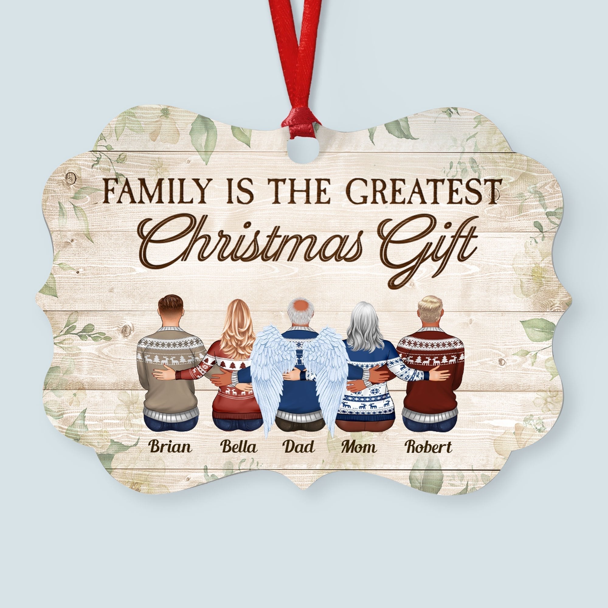 Because Someone We Love Is In Heaven - Personalized Memorial Ornament