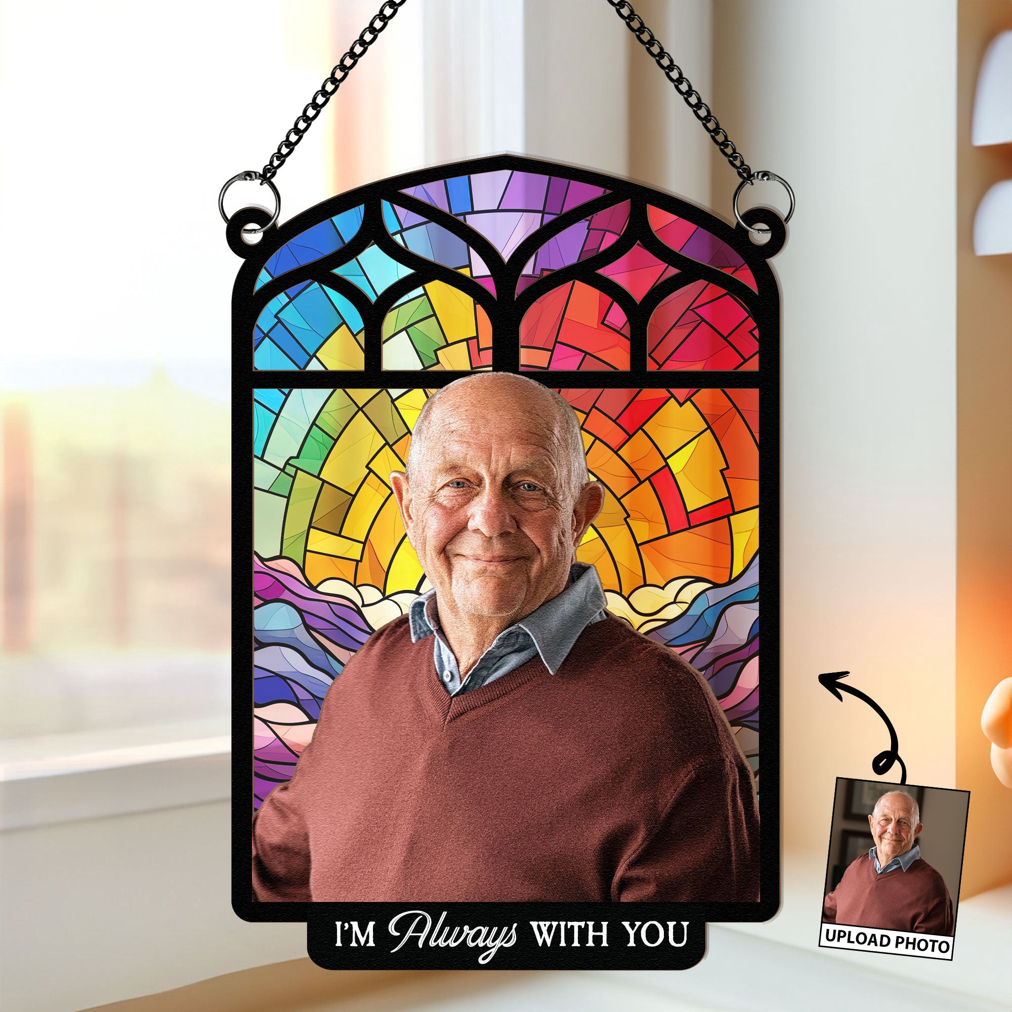 I-Am-Always-With-You-Personalized-Window-Hanging-Suncatcher-Photo-Ornament_1