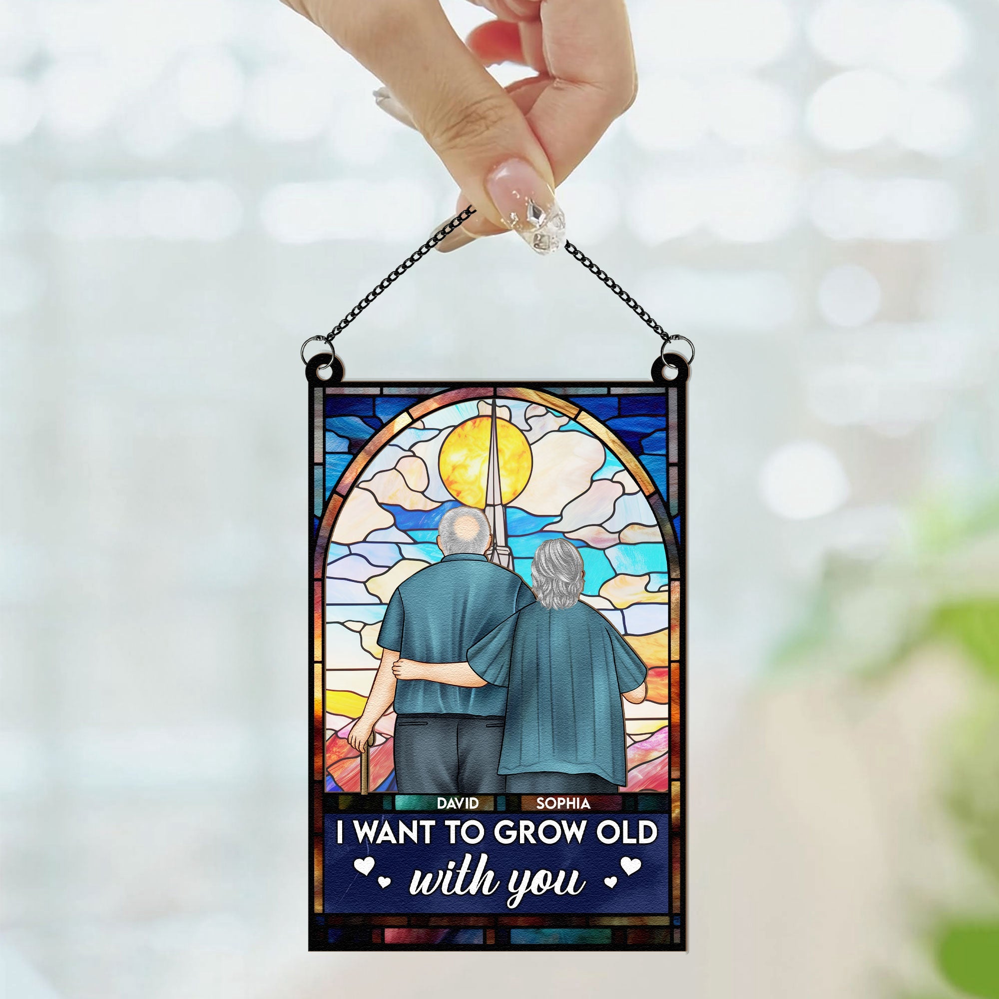 I-Want-To-Grow-Old-With-You-Personalized-Window-Hanging-Suncatcher-Ornament_2