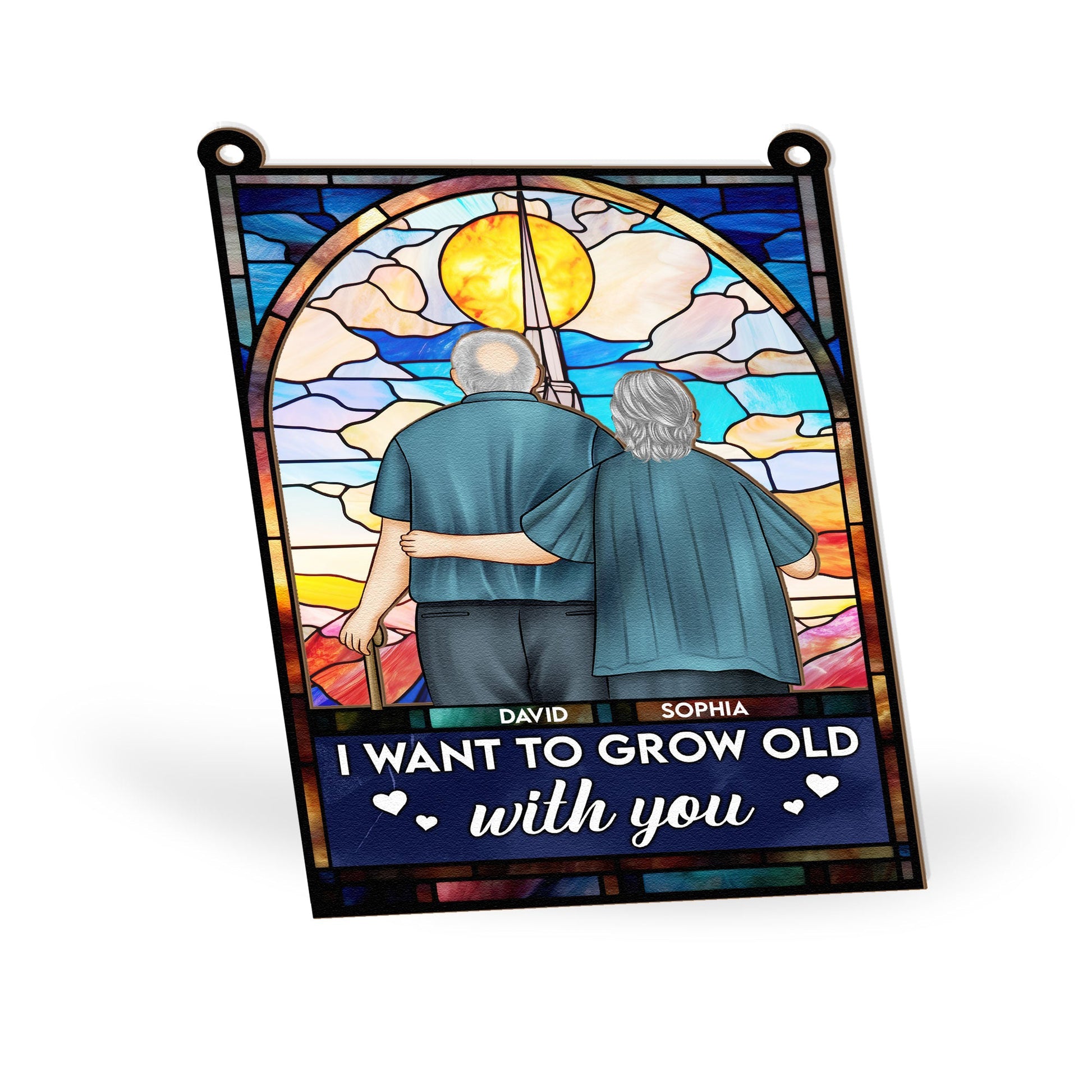 I-Want-To-Grow-Old-With-You-Personalized-Window-Hanging-Suncatcher-Ornament_4