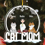 I'm Pet Mom/Dad - Personalized Snowdome Shaped Acrylic Ornament
