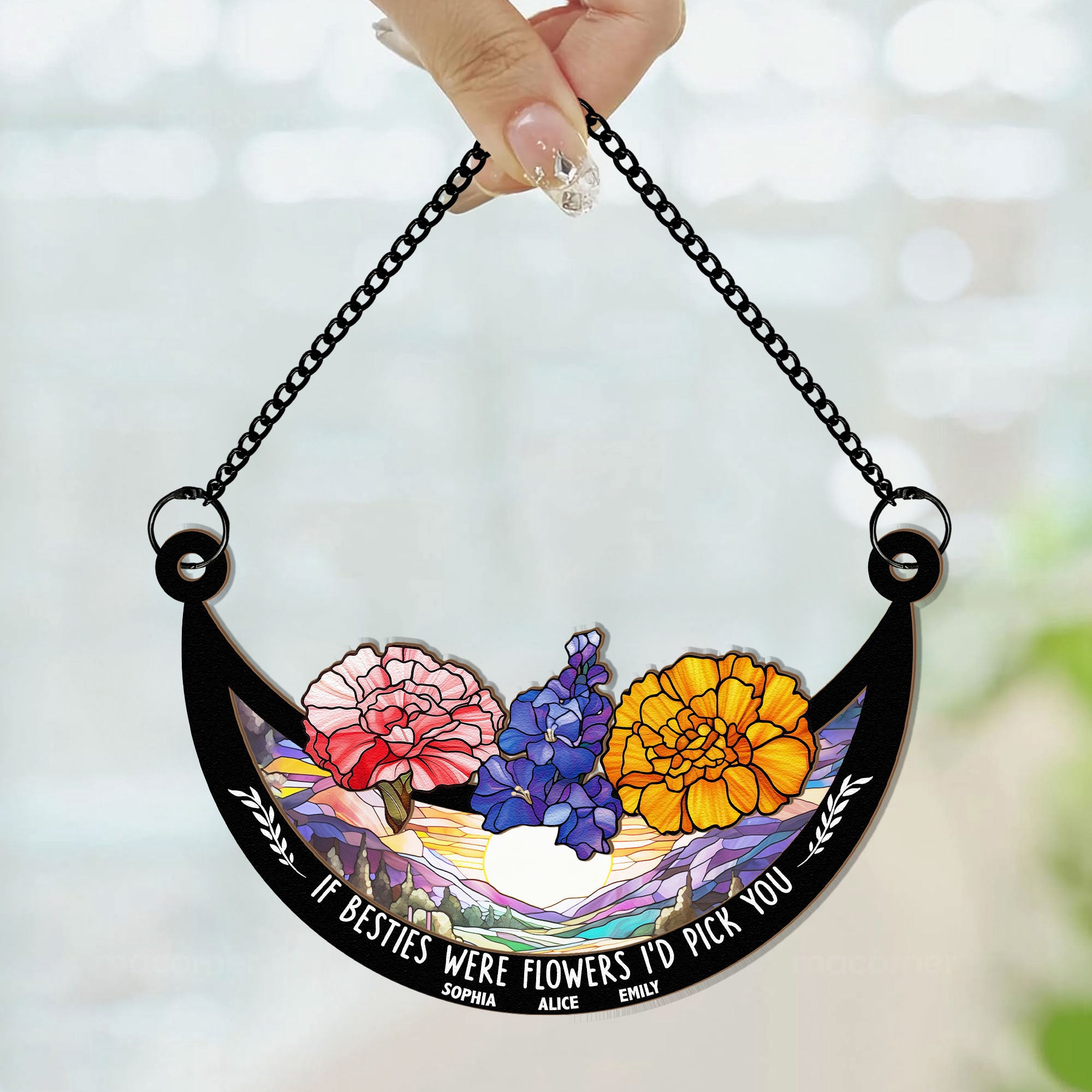 If-Friends-Were-Flowers-I_d-Pick-You-Personalized-Window-Hanging-Suncatcher-Ornament_3