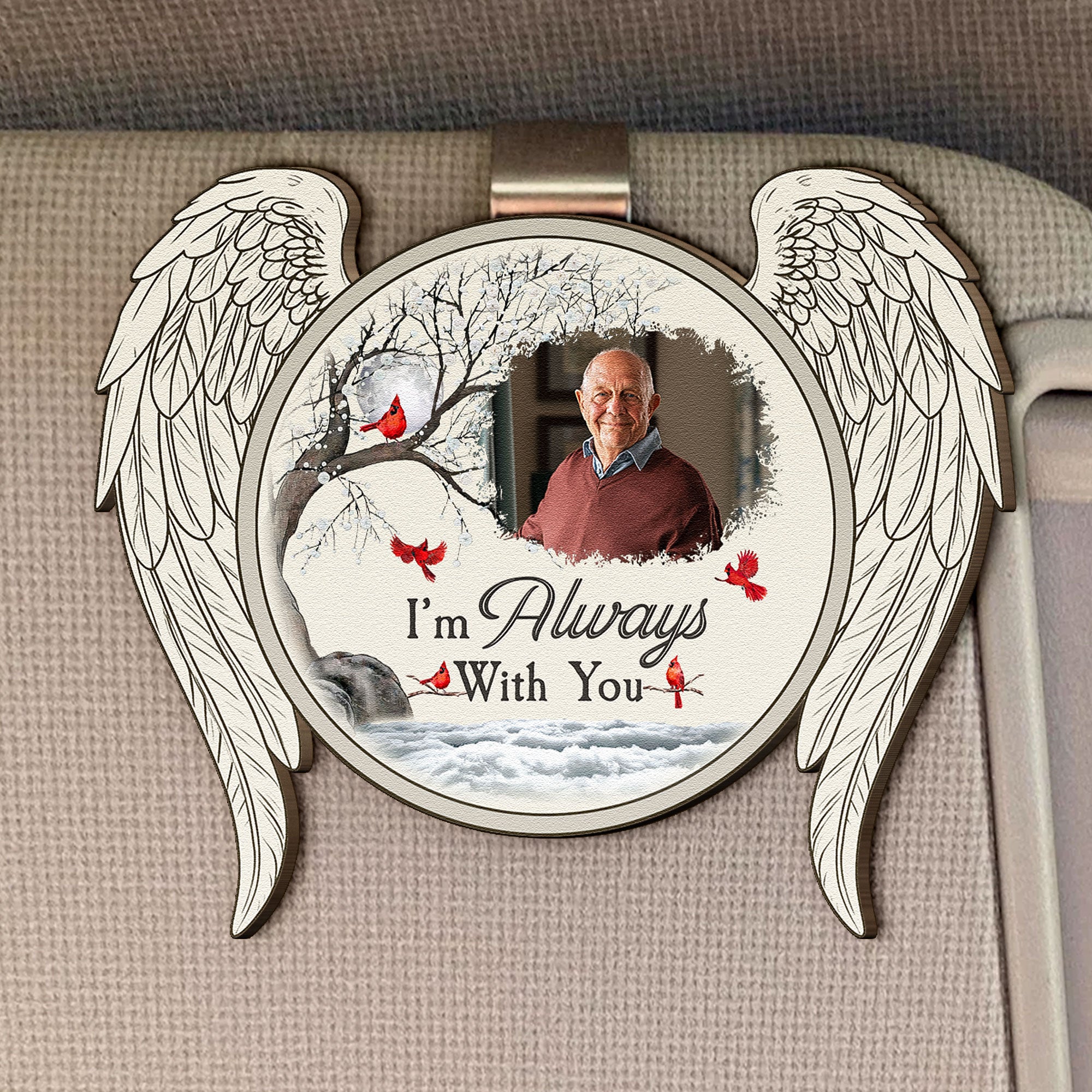 Im-Always-With-You-New-Version-Memorial-Sympathy-Gift-Personalized-Wooden-Photo-Car-Visor-Clip_1