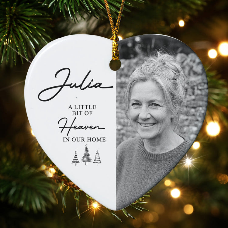 In_Our_Heart_At_Christmas_Forever_Custom_Photo_Christmas_Gifts_Personalized_Ornament_4