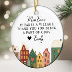 It-Takes-A-Village-Thank-You-Gift-For-Teacher-Appreciation_-Coworkers_-Boss_-Team-Personalized-Ceramic-Ornament_2