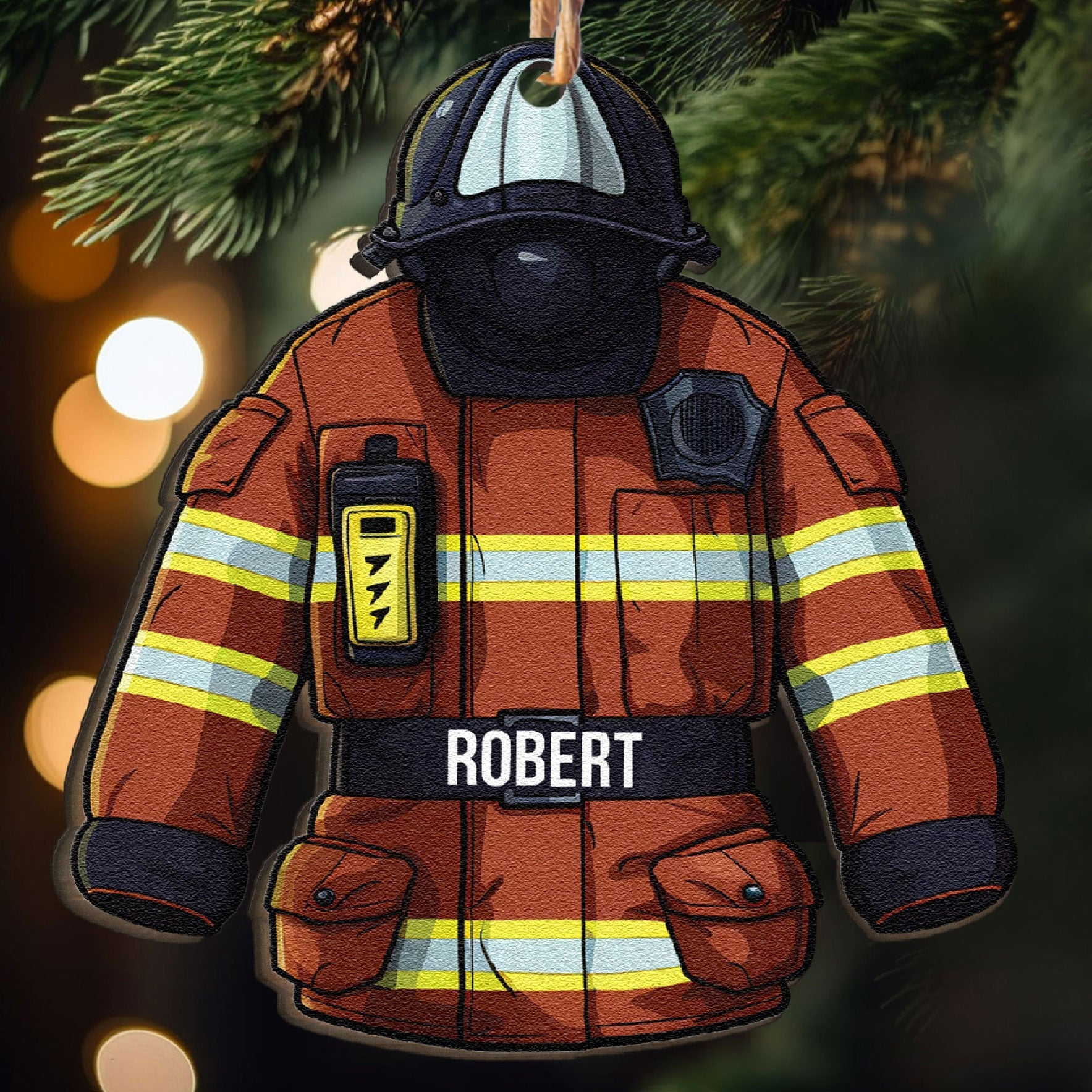 Job Uniform - Personalized Custom Shaped Wooden Ornament