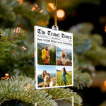 Just A Girl Who Loves Traveling - Personalized Acrylic Photo Ornament