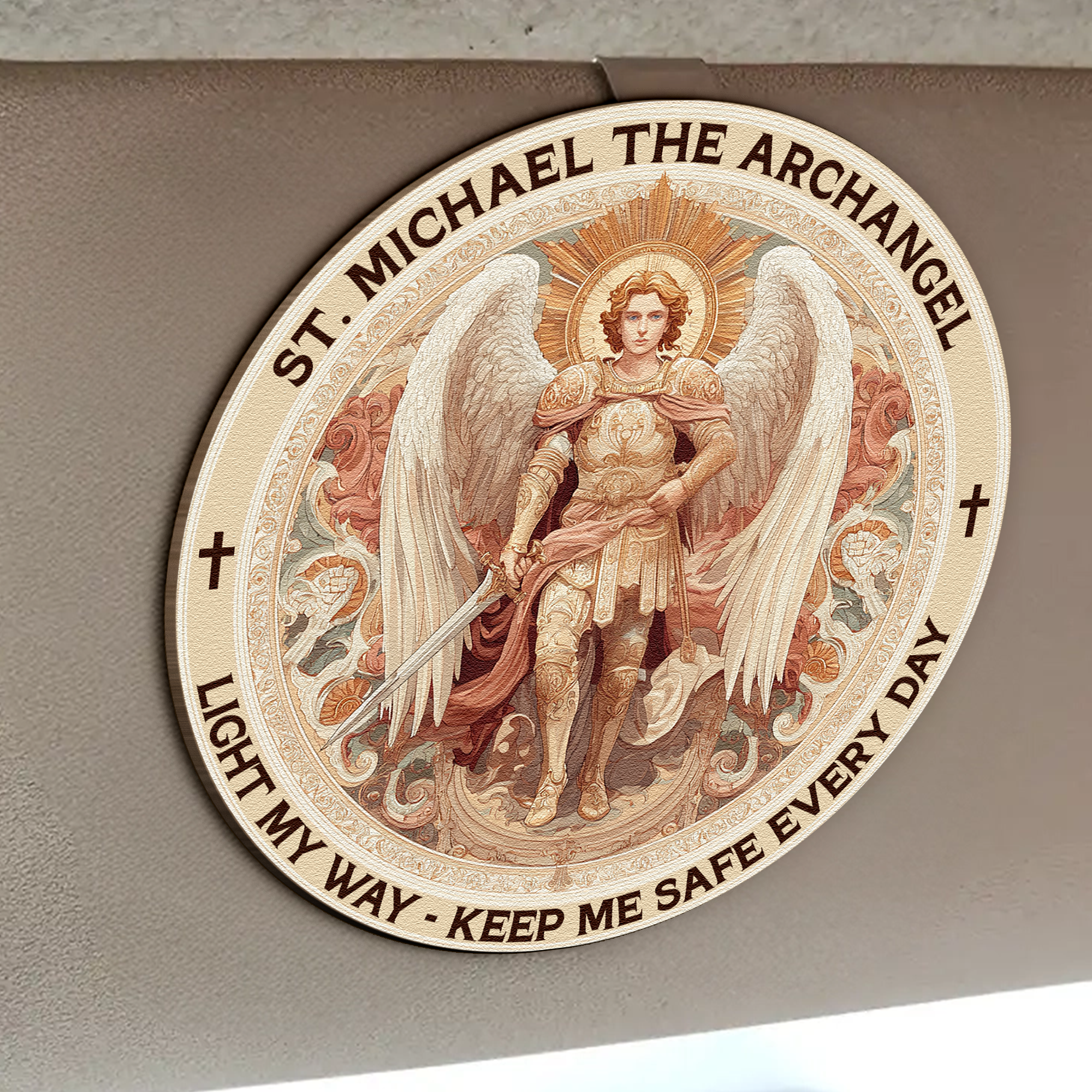 Light-My-Way-Keep-Me-Safe-Every-Day-Christian-Gift-Personalized-Wooden-Car-Visor-Clip_3