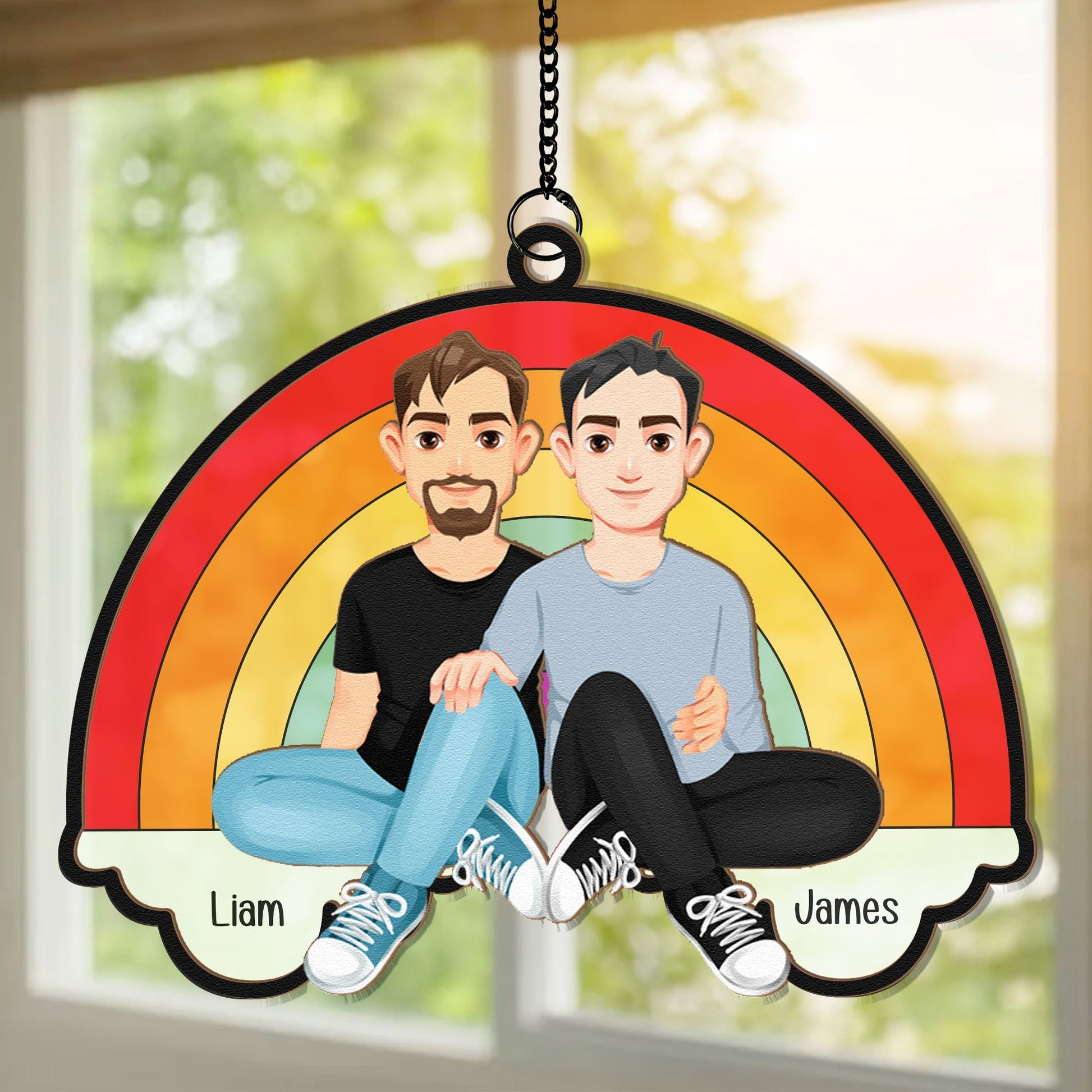 Love-Is-Love-Rainbow-Personalized-Window-Hanging-Suncatcher-Ornament_2
