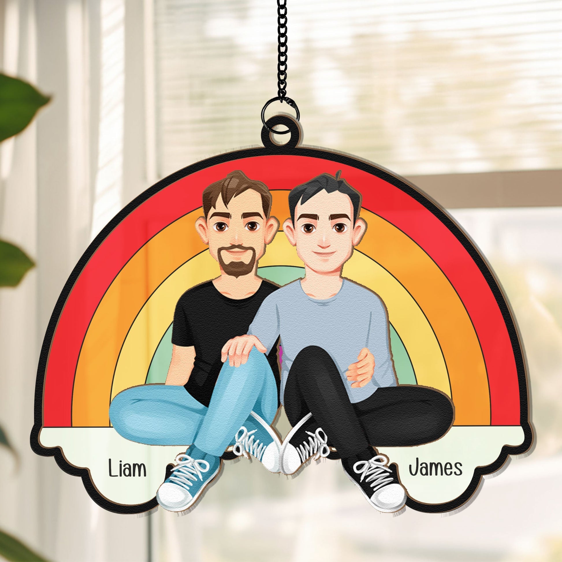 Love-Is-Love-Rainbow-Personalized-Window-Hanging-Suncatcher-Ornament_3