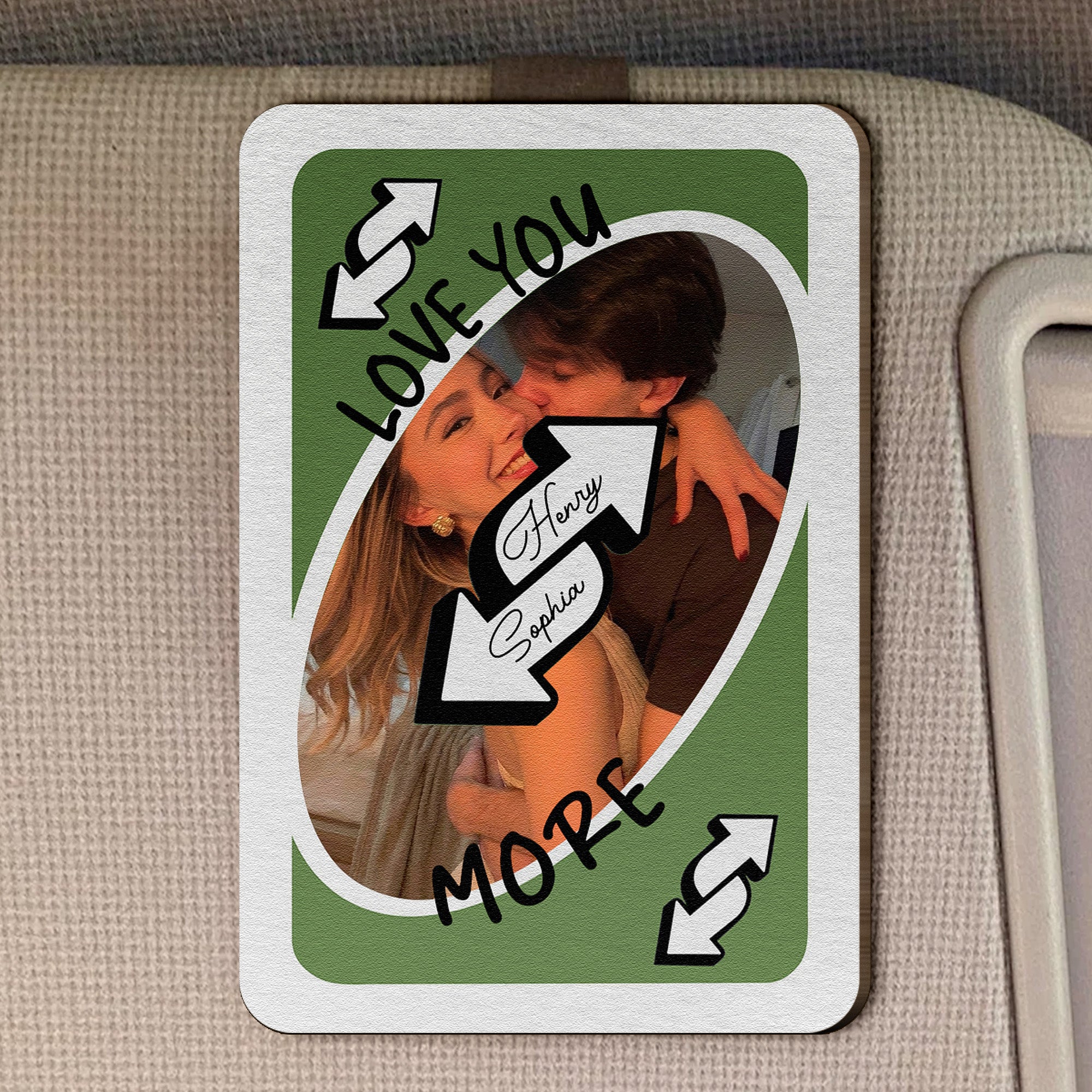 Love-You-More-Playing-Card-Custom-Couples-Photo-Trendy-Gift-Personalized-Wooden-Photo-Car-Visor-Clip_2