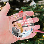 Loved You Then Love You Still - Personalized Glass Ornament