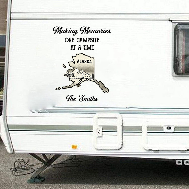Making_Memories_One_Campsite_At_A_Time_States_Map_Camping_Personalized_Decal_4