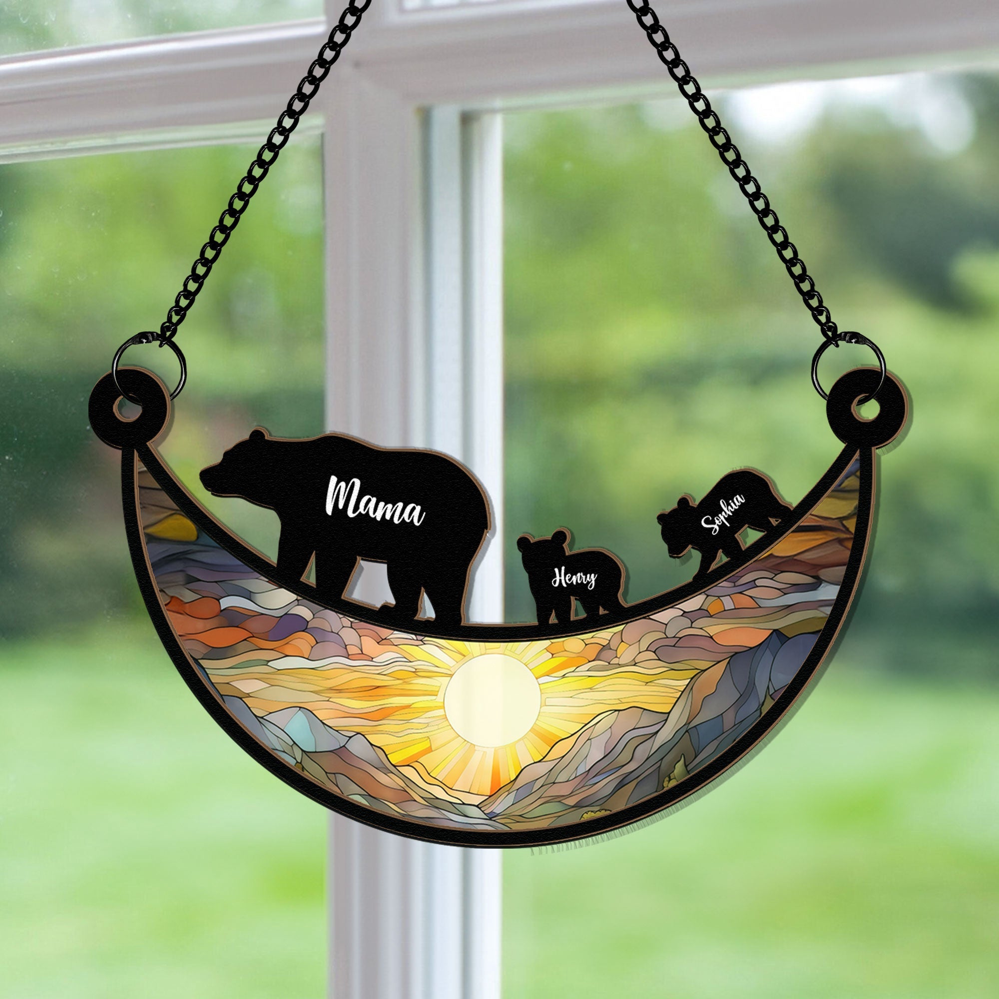 Mama-Bear-On-The-Moon-Personalized-Window-Hanging-Suncatcher-Ornament_1