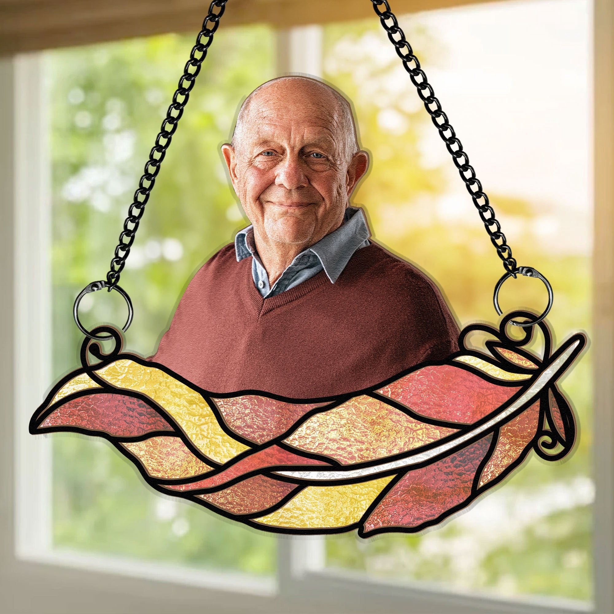 Memorial-Gift-Feather-Family-Personalized-Window-Hanging-Suncatcher-Photo-Ornament_2