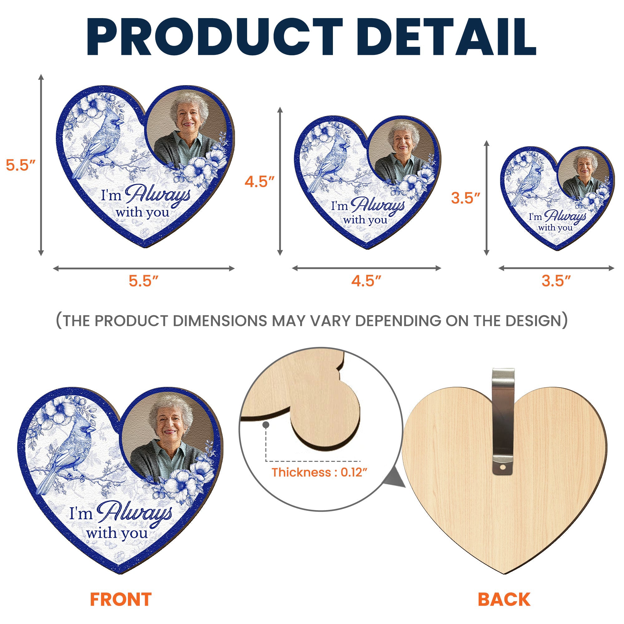 Memorial-Toile-De-Jouy-Style-Im-Always-With-You-Personalized-Wooden-Photo-Car-Visor-Clip_4