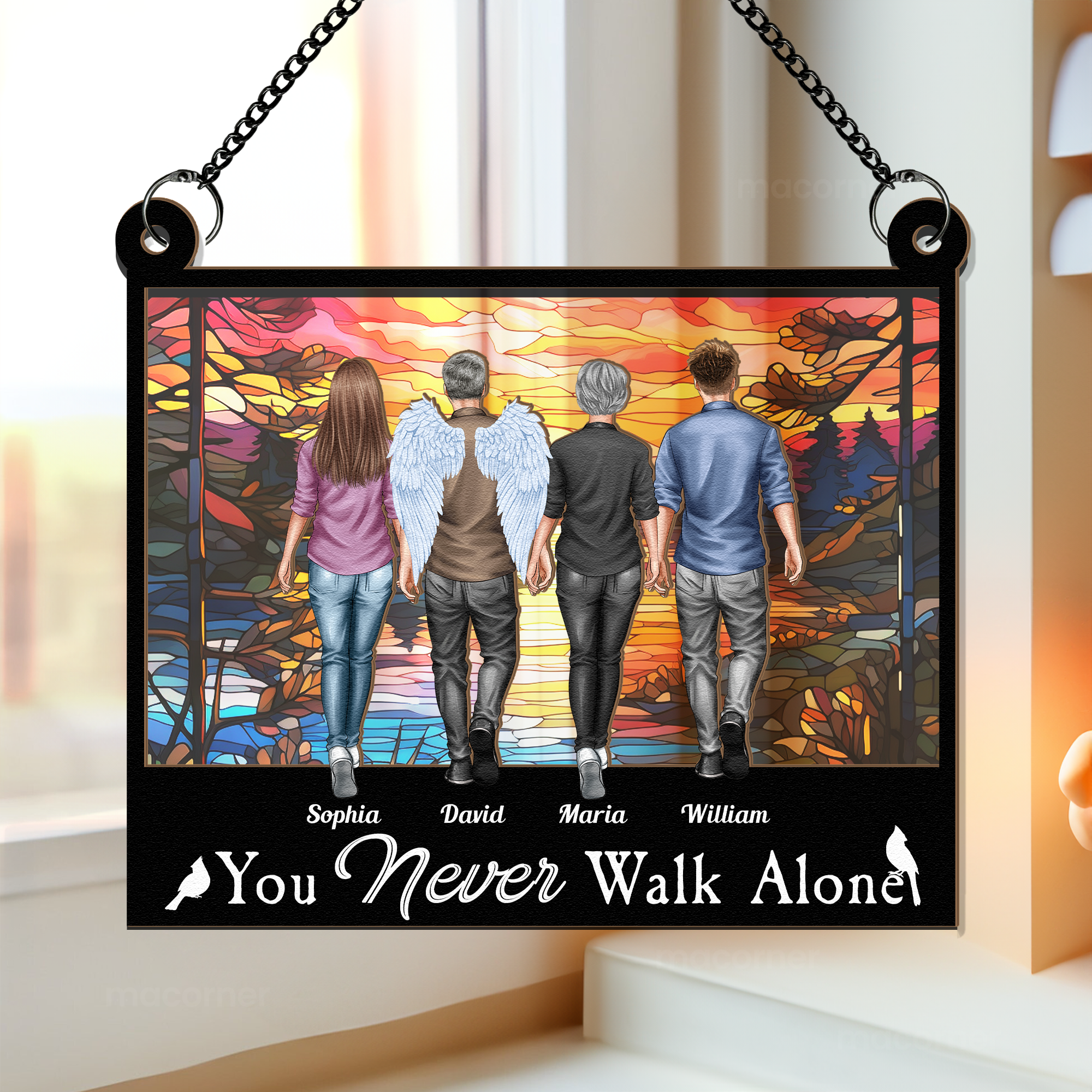 Memorial-You-Never-Walk-Alone-Personalized-Window-Hanging-Suncatcher-Ornament_1