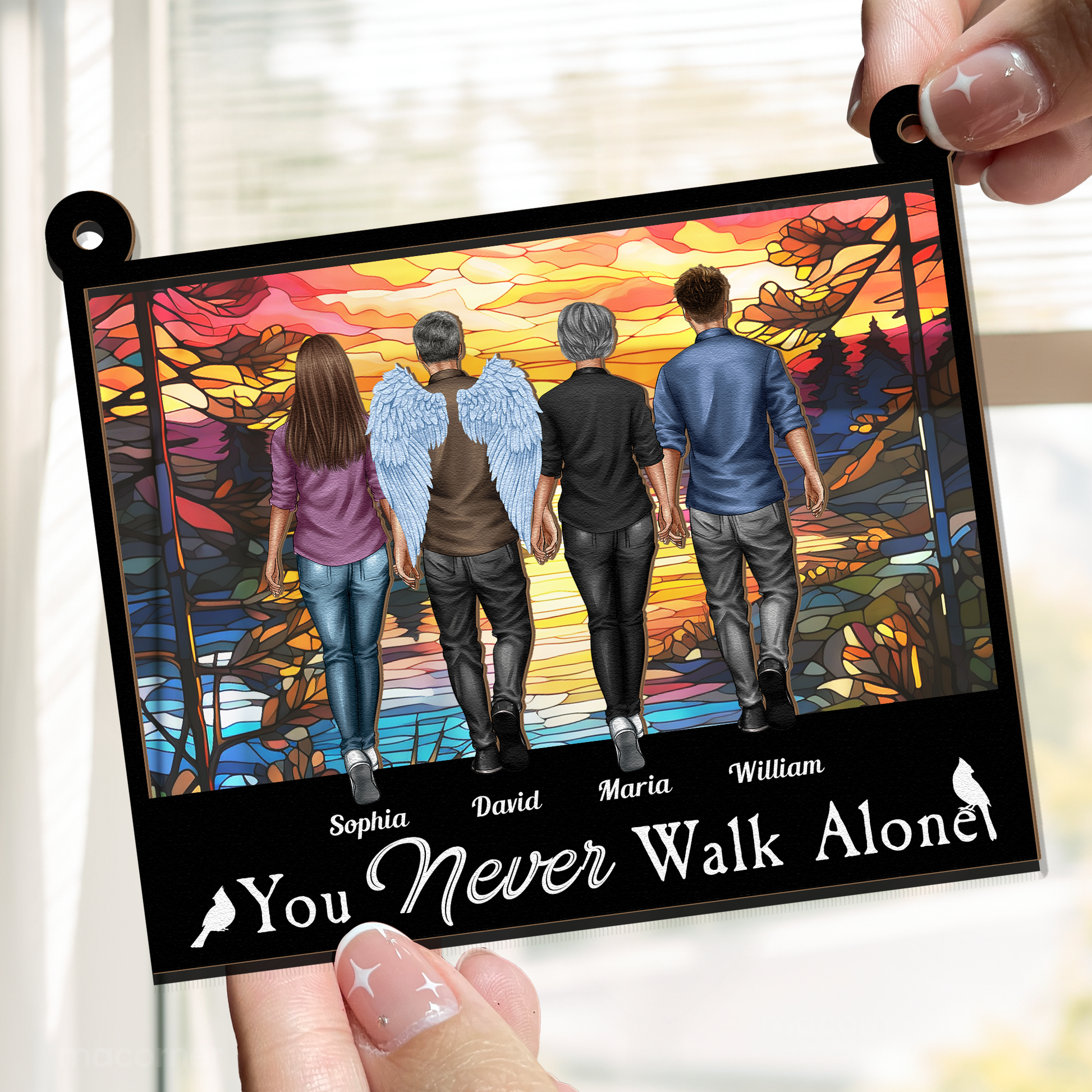 Memorial-You-Never-Walk-Alone-Personalized-Window-Hanging-Suncatcher-Ornament_3