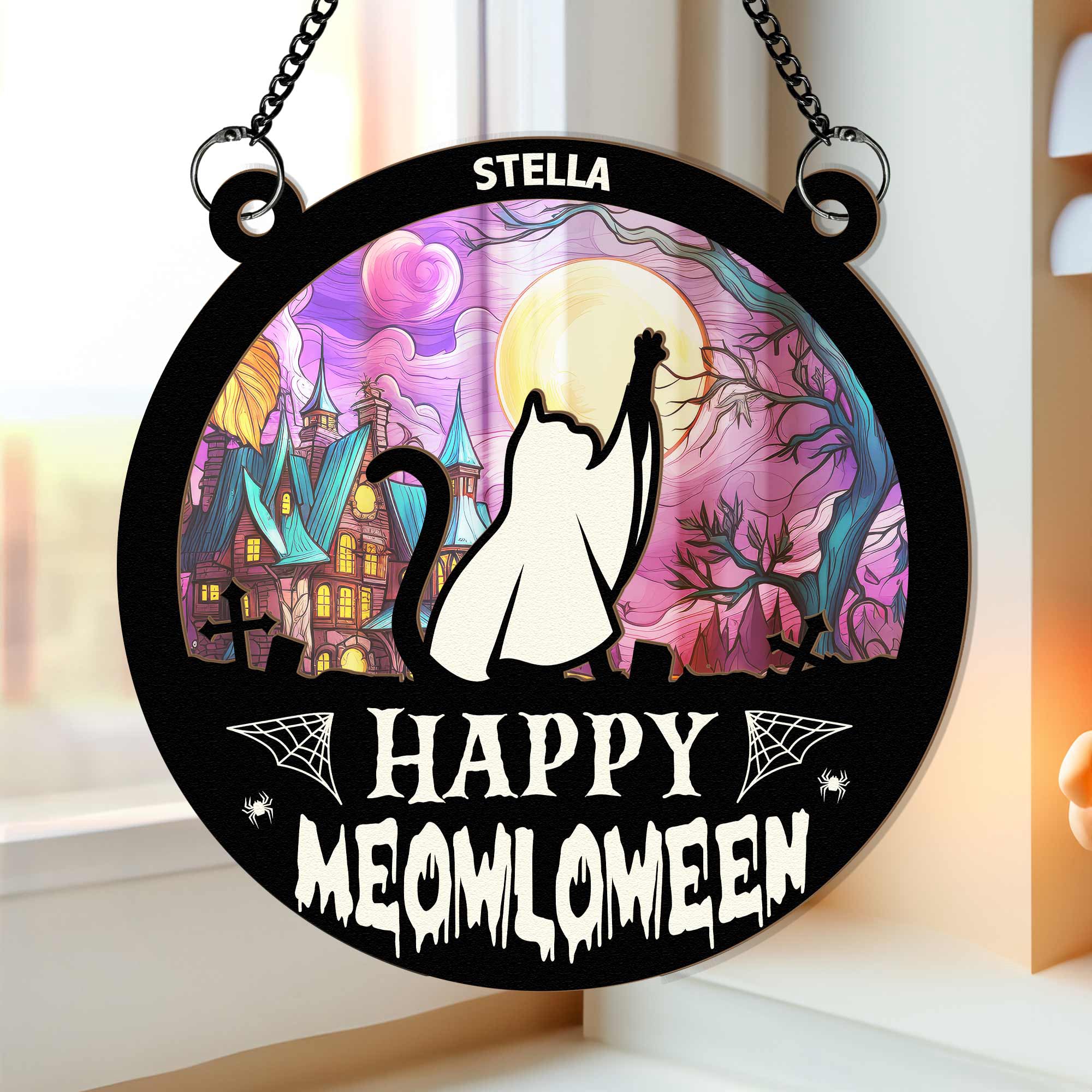 Meowloween-Cat-Personalized-Window-Hanging-Suncatcher-Ornament_2