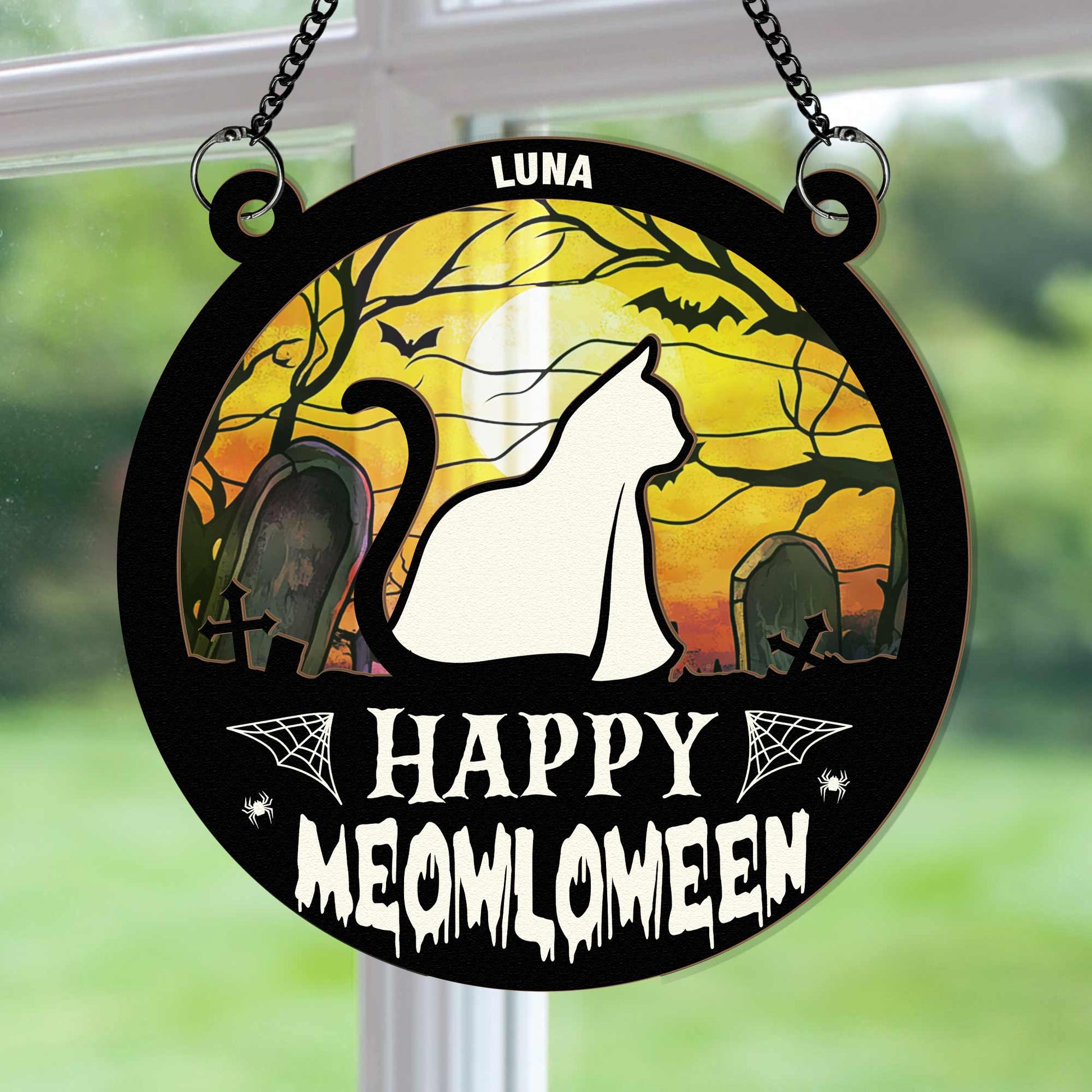 Meowloween-Cat-Personalized-Window-Hanging-Suncatcher-Ornament_3