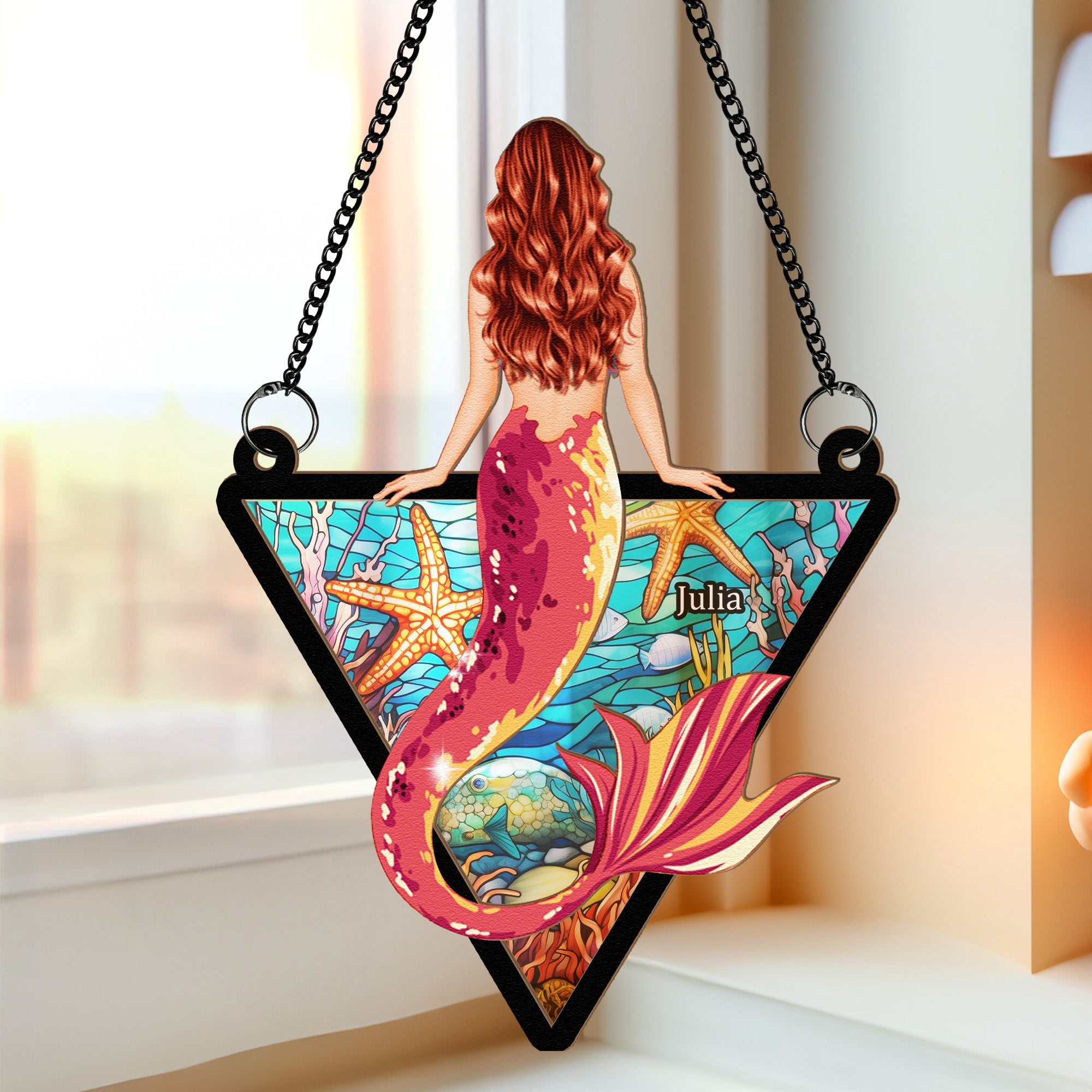 Mermaid--Personalized-Window-Hanging-Suncatcher-Ornament_0