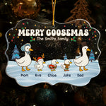 Merry Goosemas - Personalized Acrylic Ornament