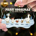Merry Goosemas - Personalized Acrylic Ornament
