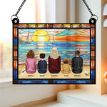 Mom-_-Children-Sitting-On-The-Beach-Personalized-Window-Hanging-Suncatcher-Ornament_1_31ac334d-597b-4a4d-959e-f9188df14180