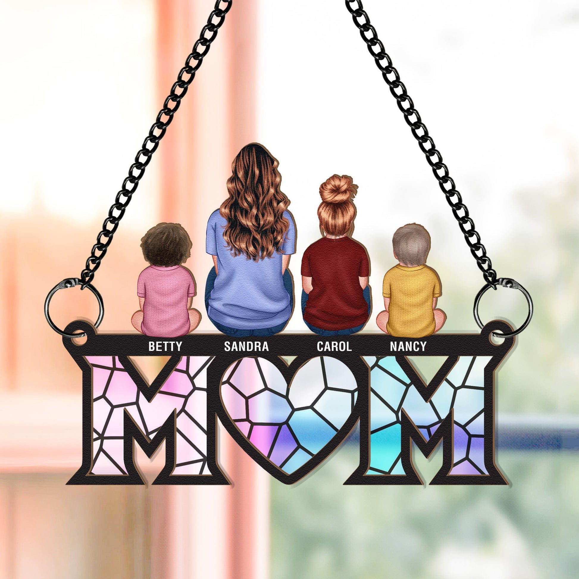 Mother-_-Children-Bond-Personalized-Window-Hanging-Suncatcher-Ornament_1