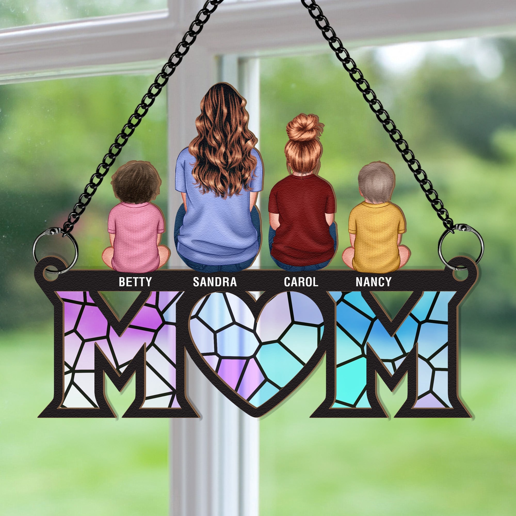 Mother-_-Children-Bond-Personalized-Window-Hanging-Suncatcher-Ornament_4