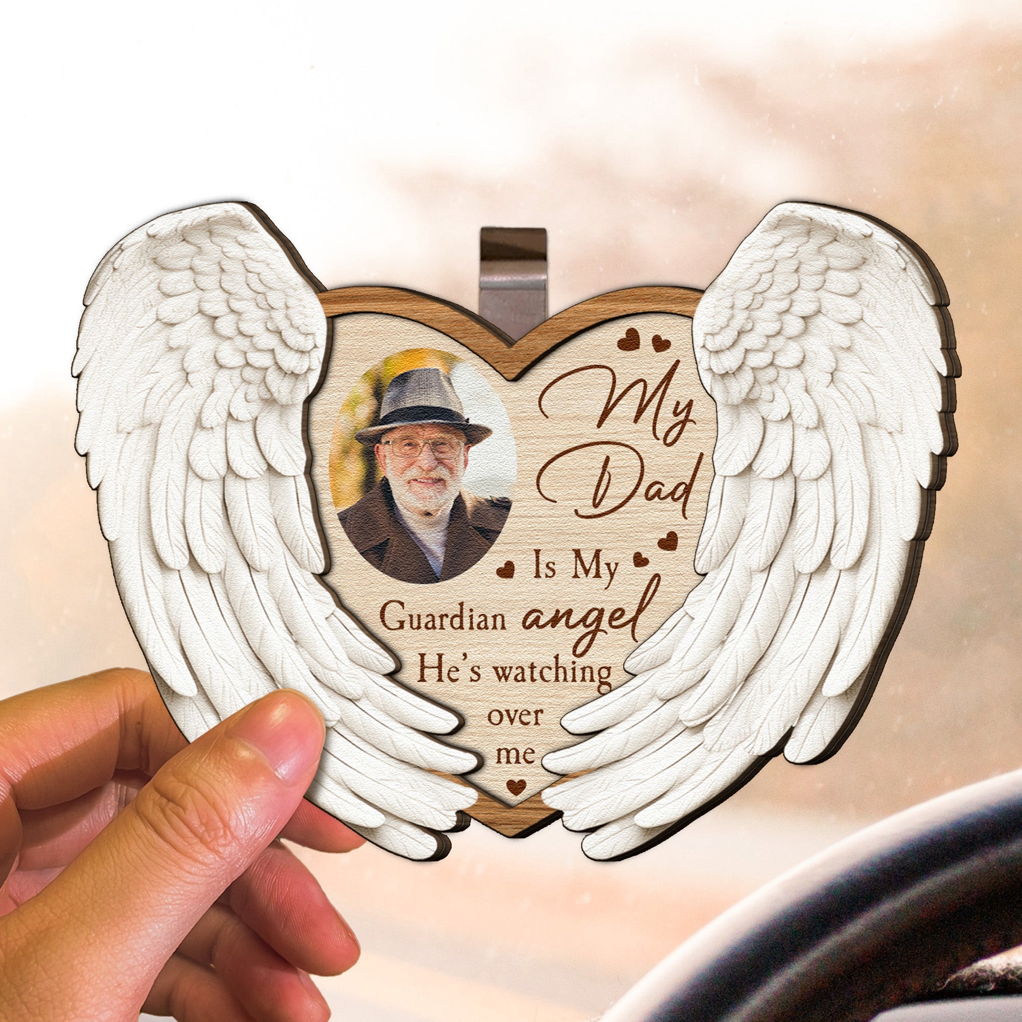 My-Dad-Mom-Grandpa-Is-My-Guardian-Angel-Personalized-Photo-Wooden-Car-Visor-Clip_2