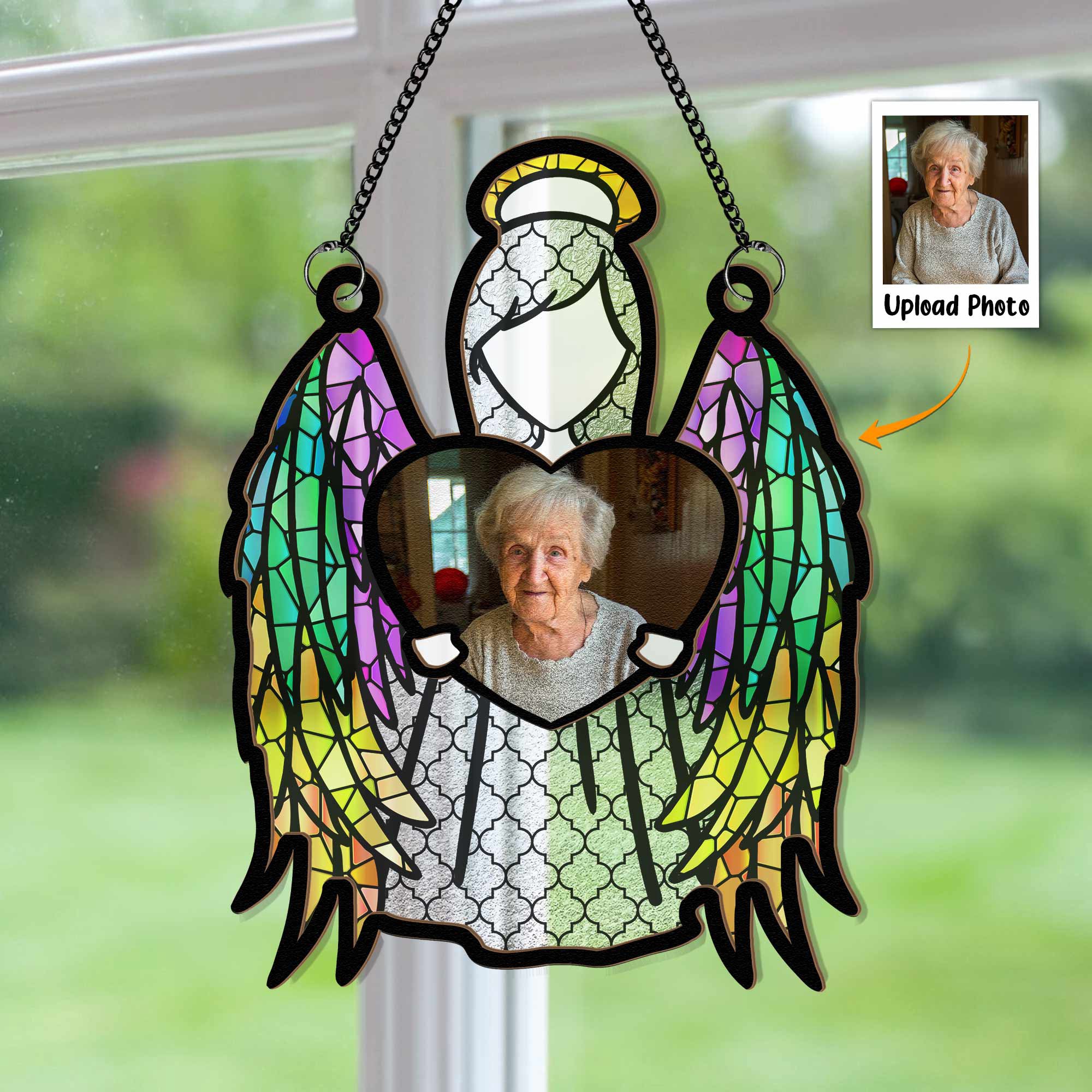 My-Love-Is-With-The-Angel-Personalized-Window-Hanging-Suncatcher-Photo-Ornament_2