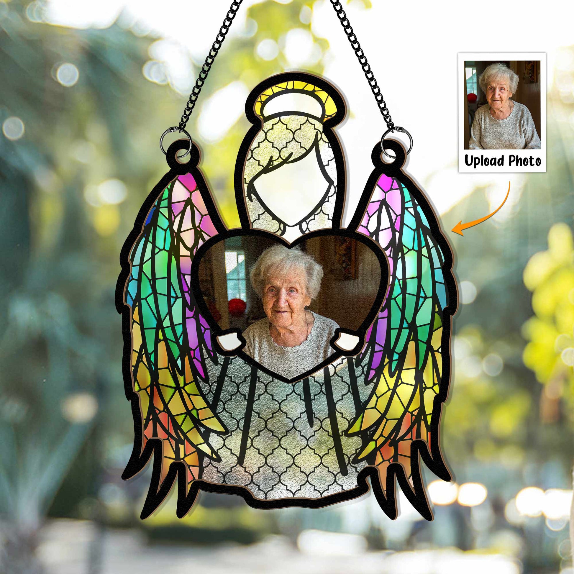 My-Love-Is-With-The-Angel-Personalized-Window-Hanging-Suncatcher-Photo-Ornament_3