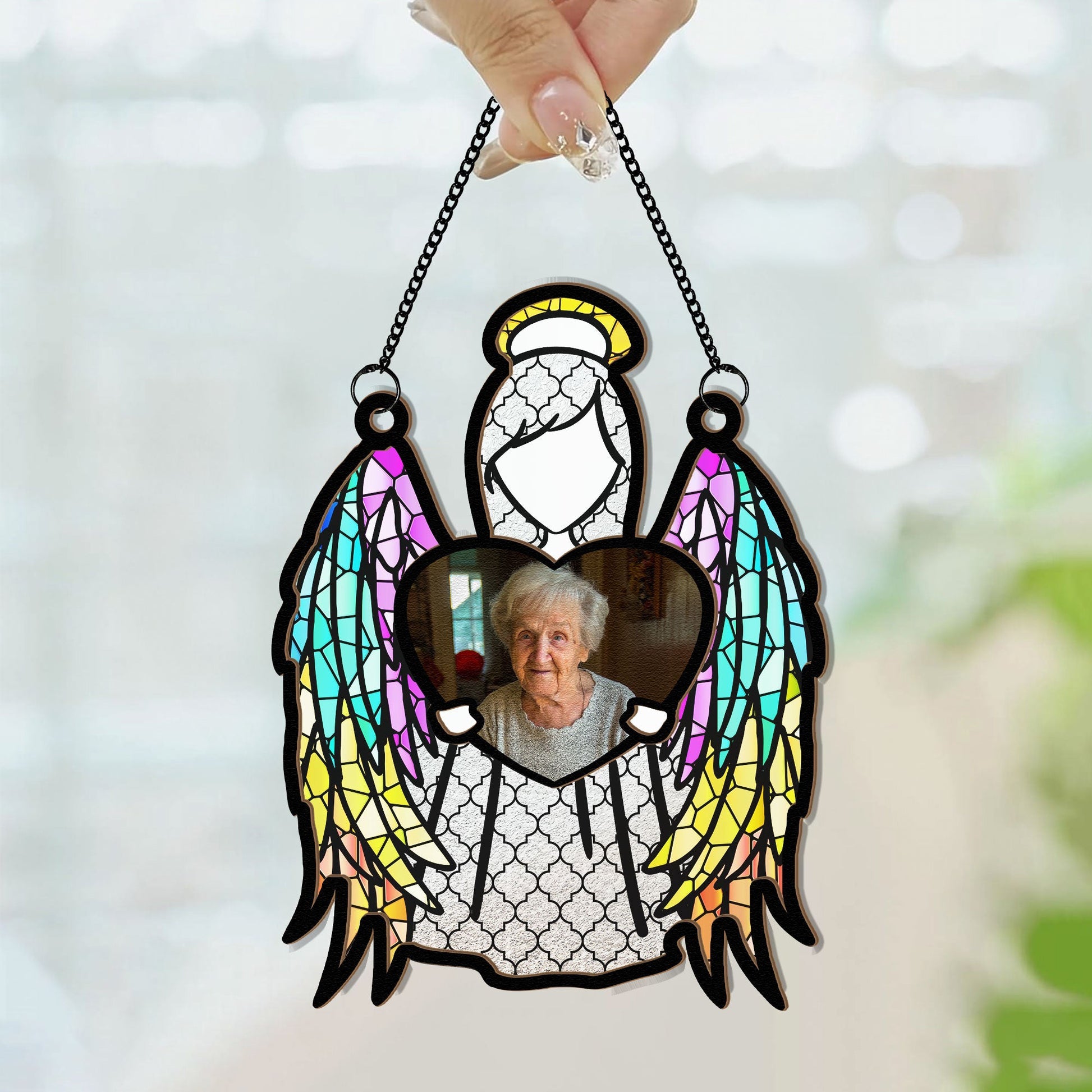 My-Love-Is-With-The-Angel-Personalized-Window-Hanging-Suncatcher-Photo-Ornament_4