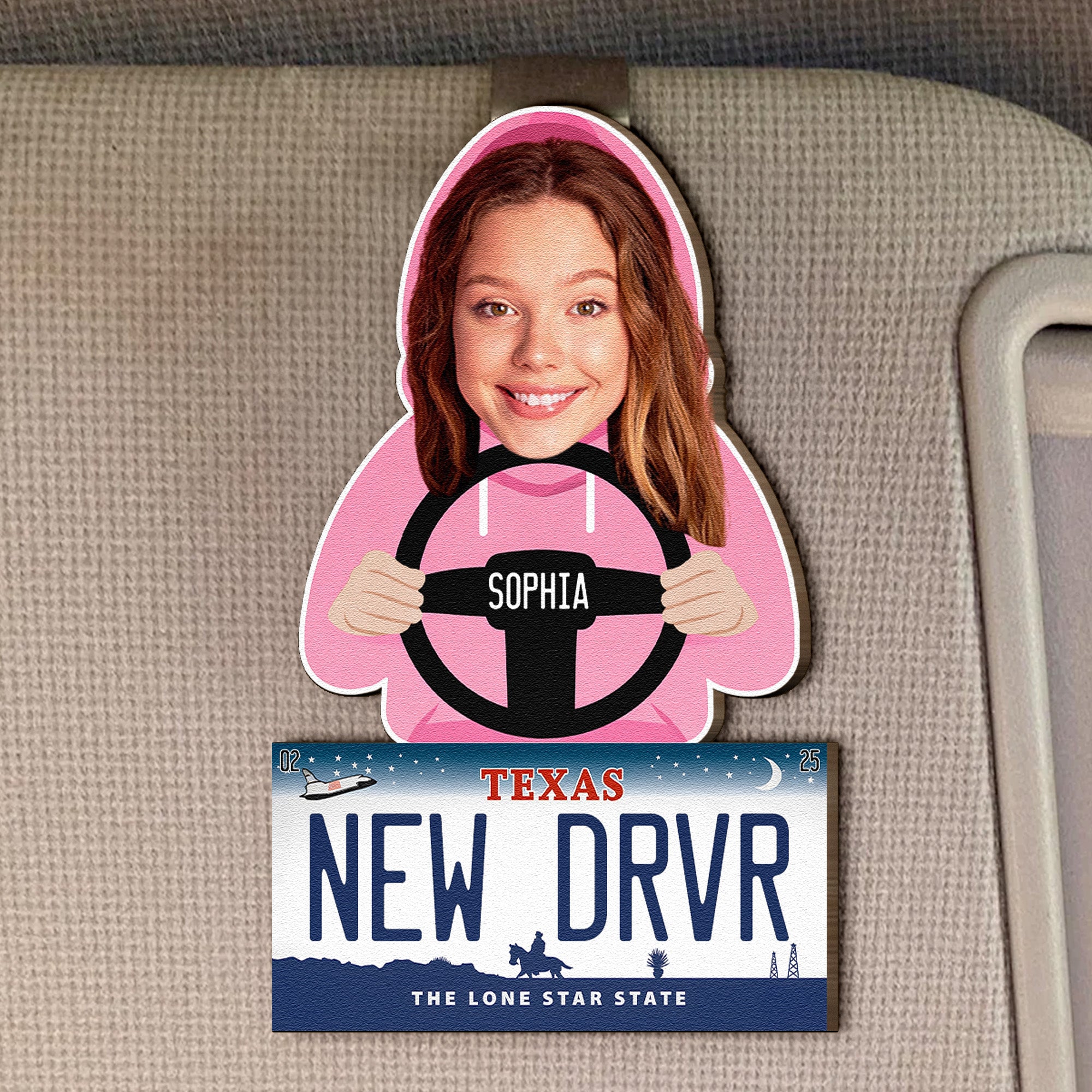 New-Driver--Personalized-Wooden-Car-Visor-Clip_1