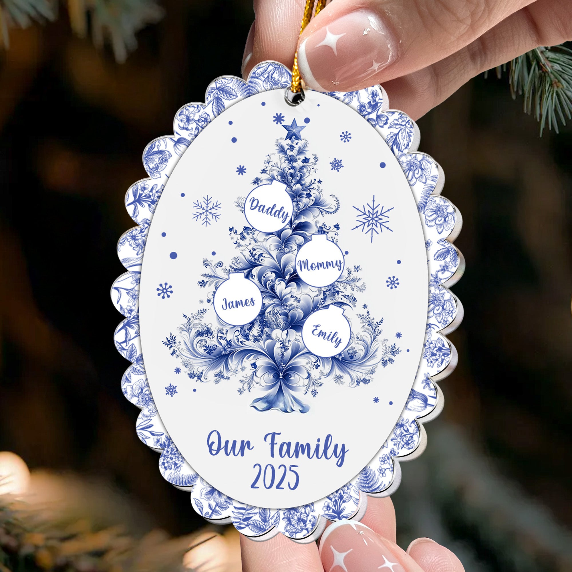 Our Family Christmas Tree - Personalized Acrylic Ornament