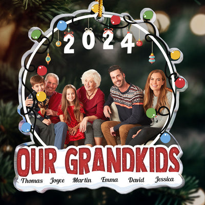 Our Grandkids - Personalized Acrylic Photo Ornament