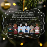 Our Loved Ones Shine Down To Let Us Know They Are With Us Always - Personalized Acrylic Ornament