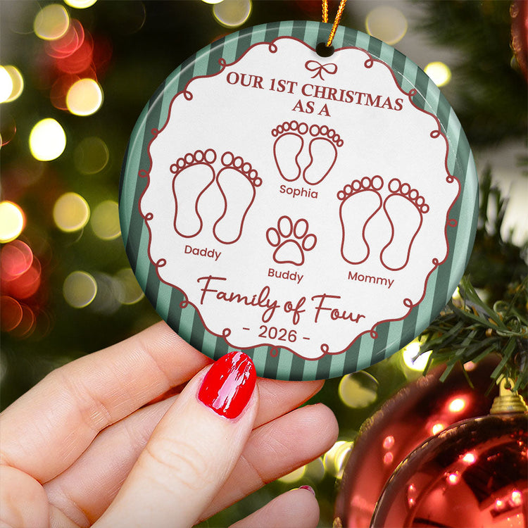 Our_First_Christmas_As_A_Family_Of_Three_Four_Five_Six_Striped_Pattern_Personalized_Ornament_4