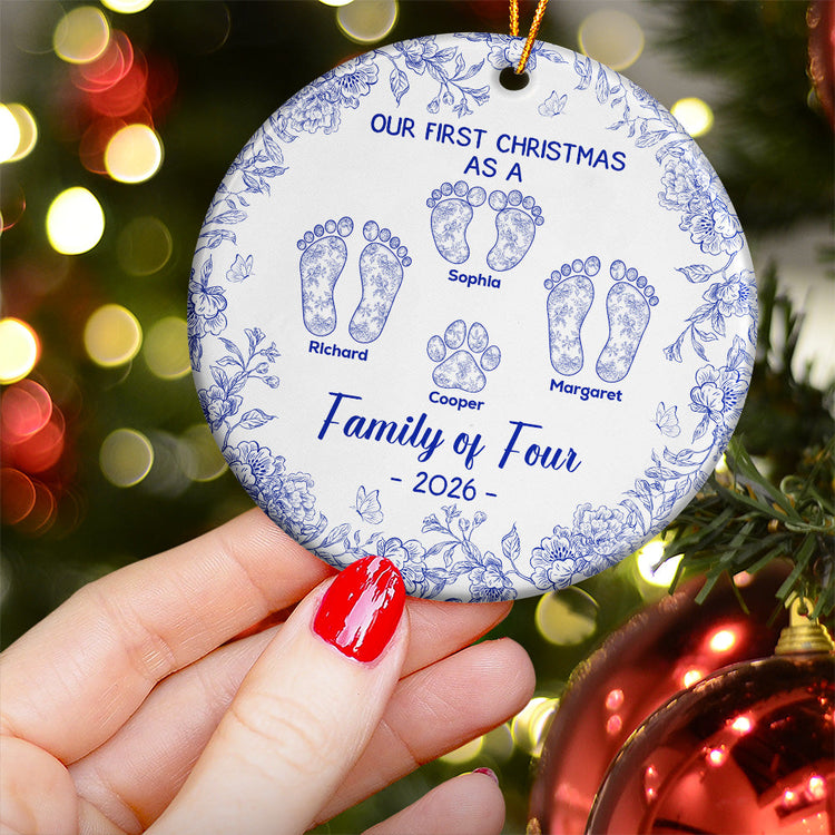 Our_First_Christmas_As_A_Family_Of_Three_Four_Personalized_Ceramic_Ornament_3