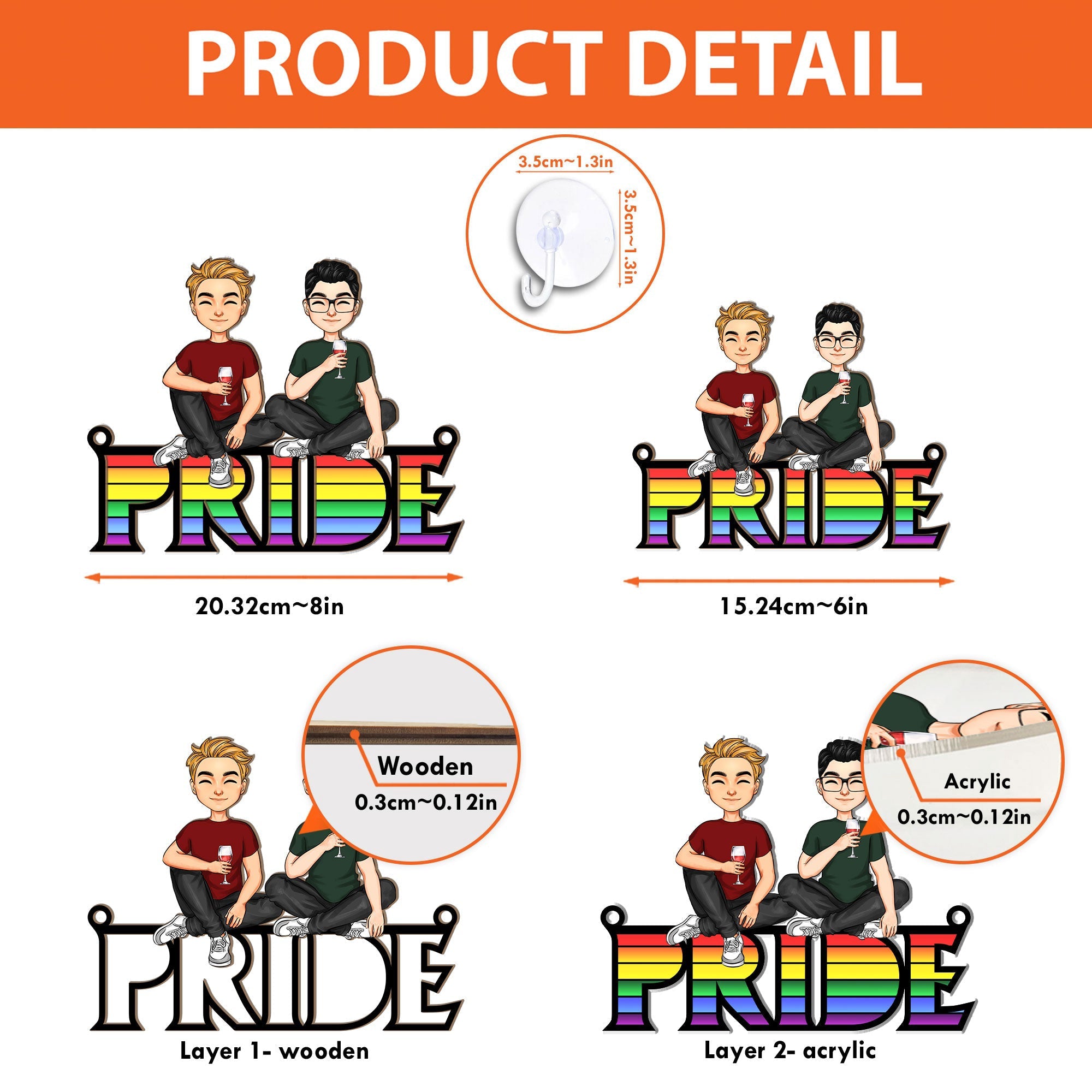 PRIDE-Love-Is-Love-Personalized-Window-Hanging-Suncatcher-Ornament_4