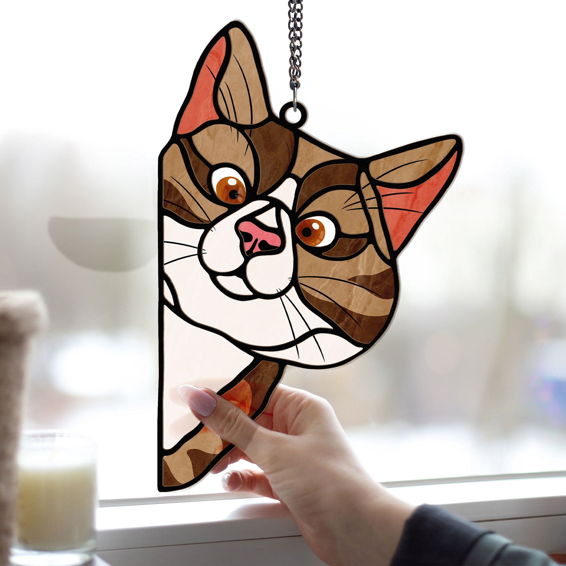 Peeking-Cats-Personalized-Window-Hanging-Suncatcher-Ornament_3