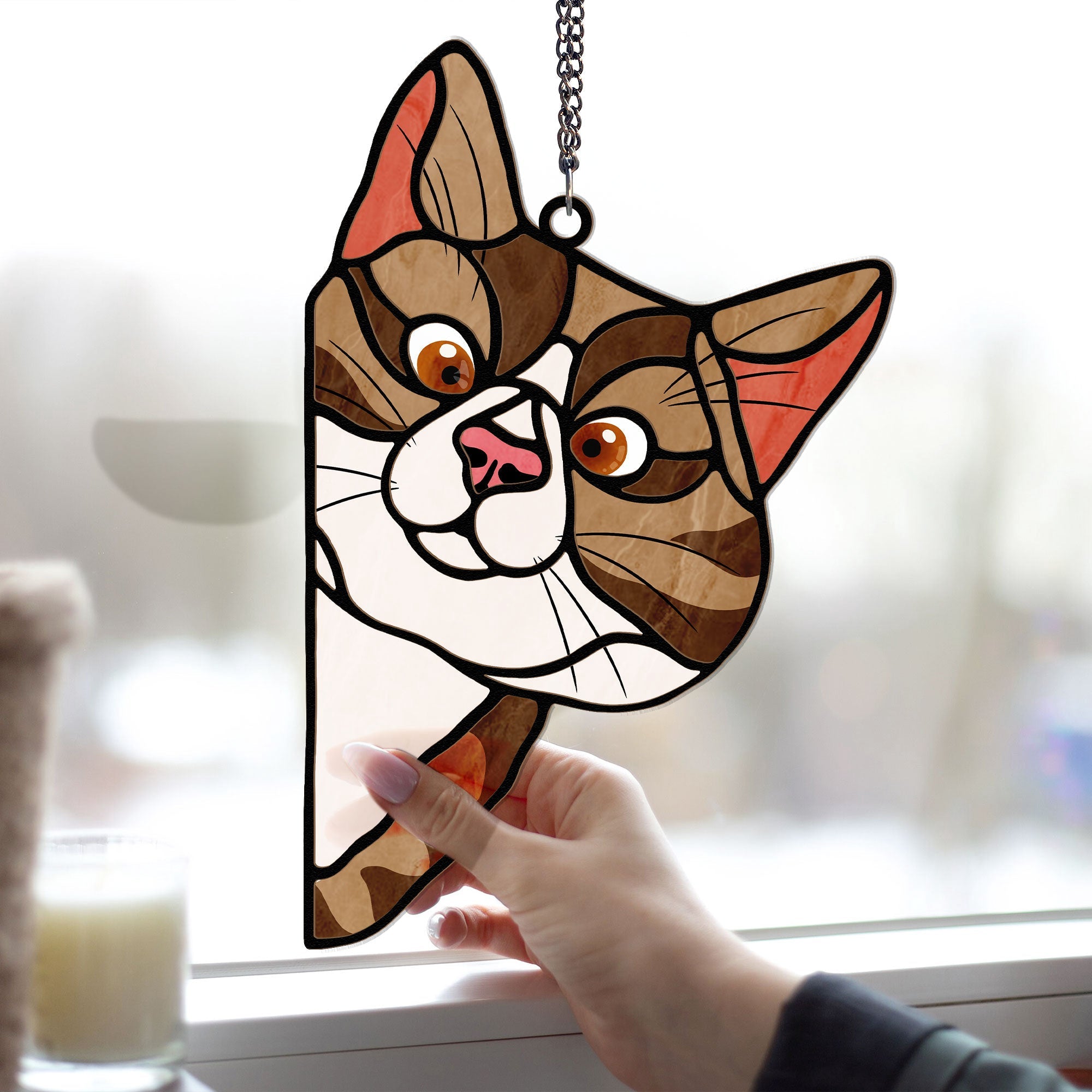Peeking-Cats-Personalized-Window-Hanging-Suncatcher-Ornament_3