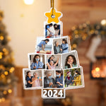 Photo Nurse Christmas Tree - Personalized Acrylic Photo Ornament