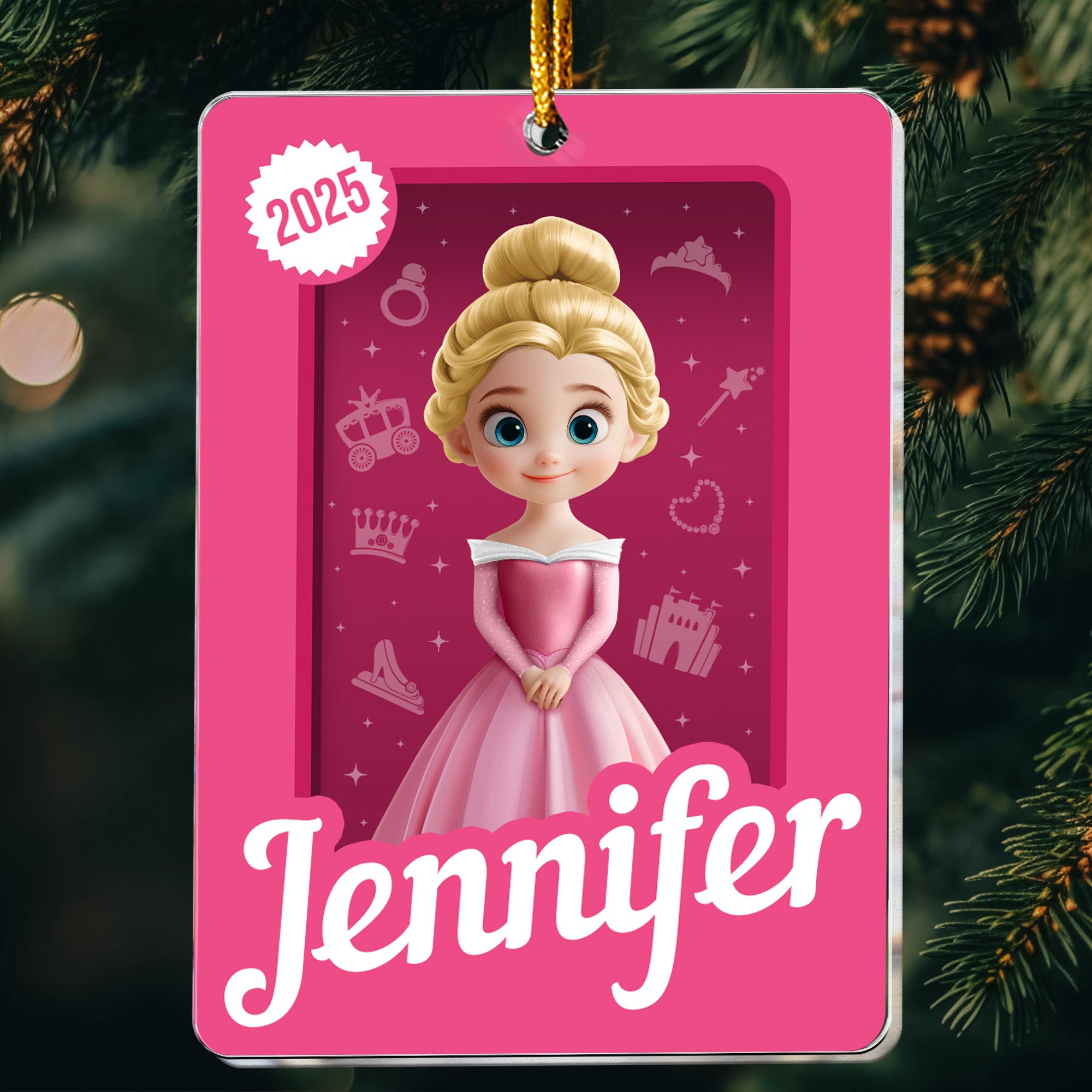 Princess Toy Box - Gift For Daughter - Personalized Acrylic Ornament
