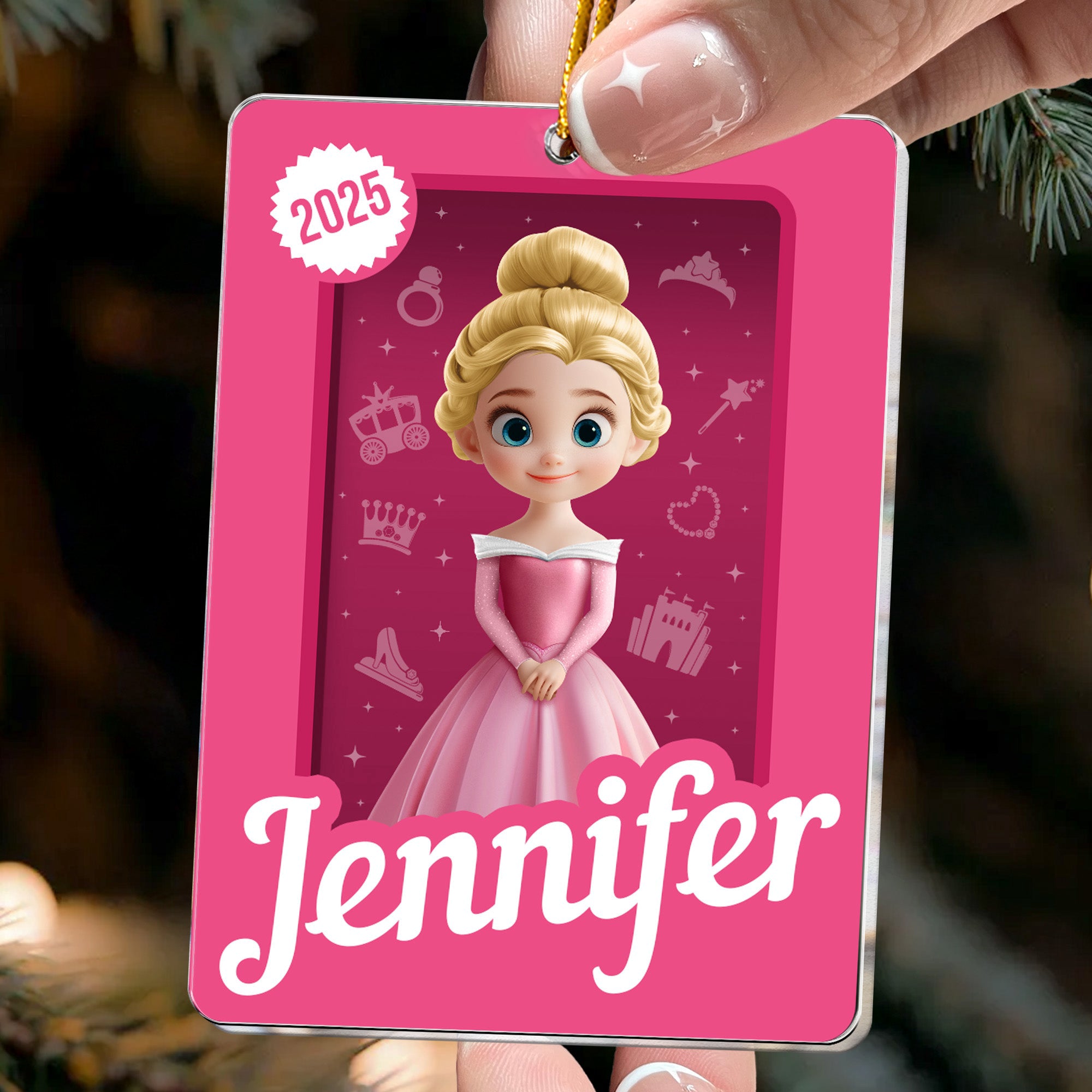 Princess Toy Box - Gift For Daughter - Personalized Acrylic Ornament