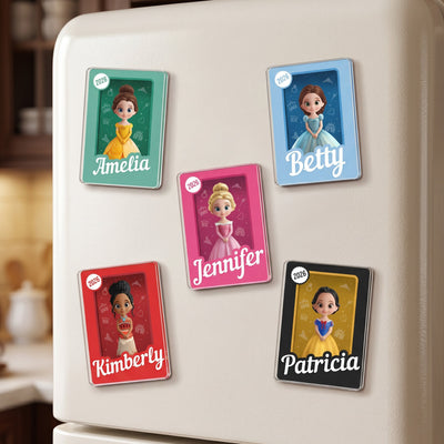 Princess - Gifts For Daughter, Granddaugter, Little Girls - Personalized Magnet