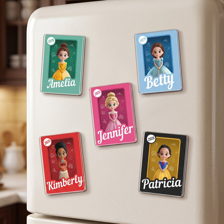 Princess_Gifts_For_Daughter_Granddaugter_Little_Girls_Personalized_Magnet_1