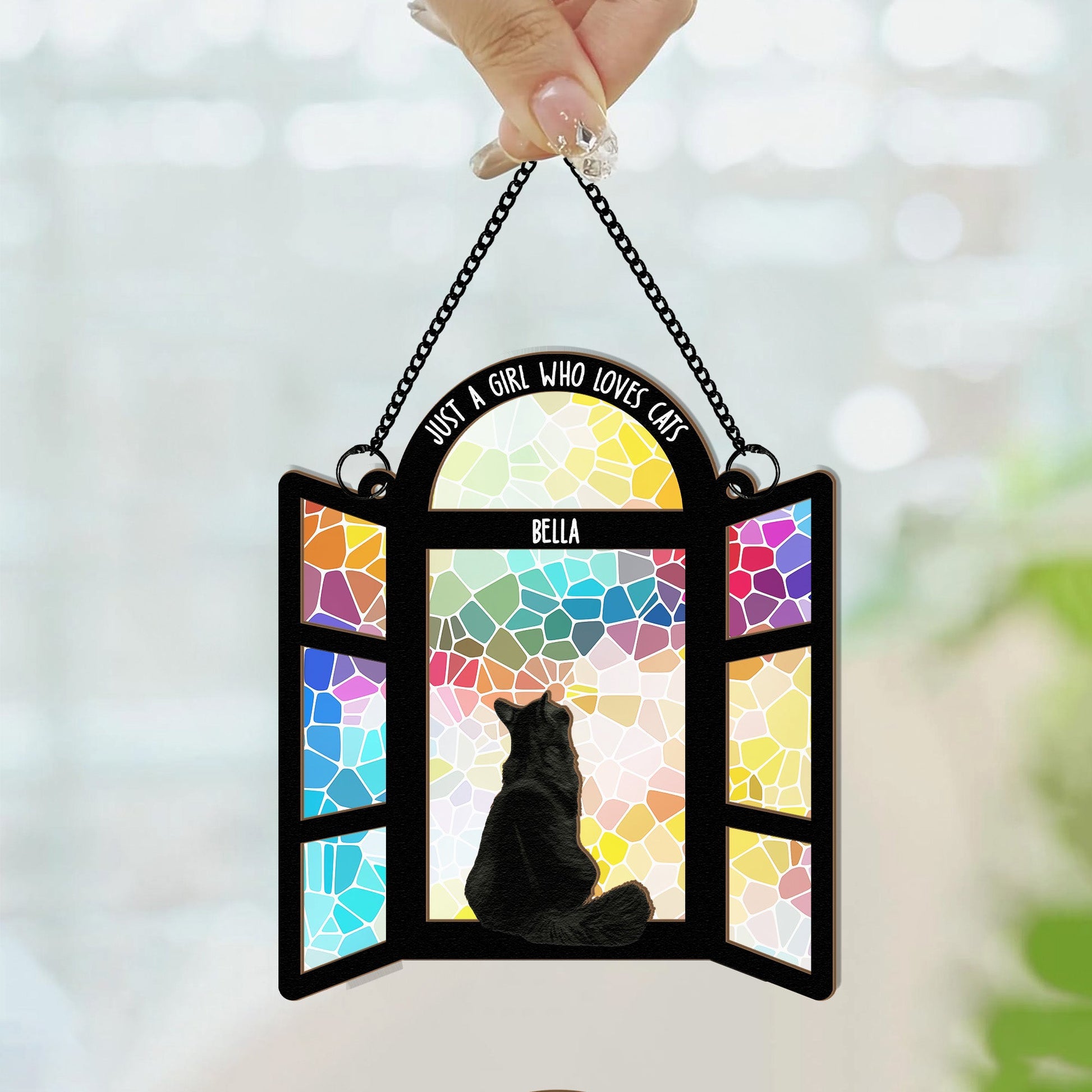 Rainbow-Glass-Cat-Lovers-Personalized-Window-Hanging-Suncatcher-Ornament_4